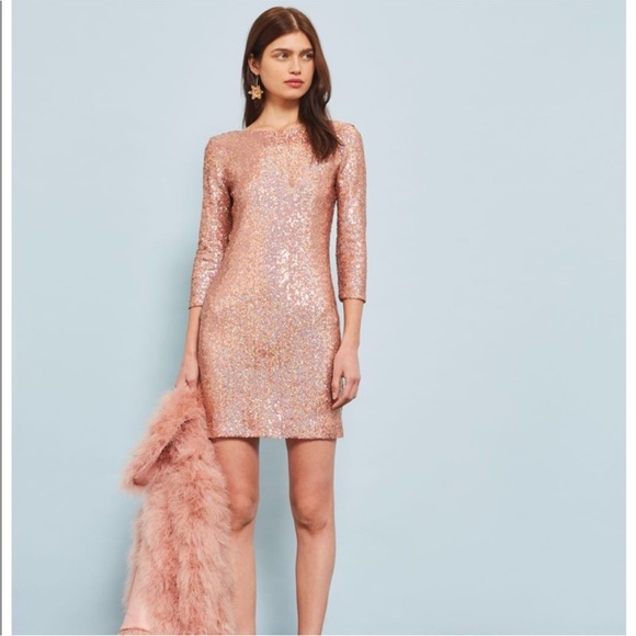 Topshop Dresses | Nwt Topshop Sequin Dress | Color: Pink | Size: 4 | Pm-99451051's Closet